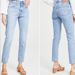 Levi’s 501 skinny ankle length -size 31- 99/1 cotton/elastane Tango light wash
